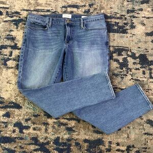 Frame Denim Light Blue Straight Jeans